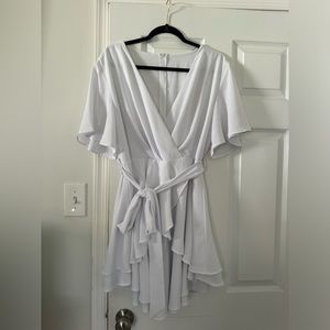 Tie-Waist Mini Dress